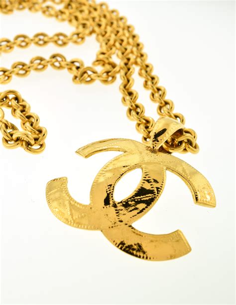 chanel necklace pendant cc|vintage chanel cc pendant necklace.